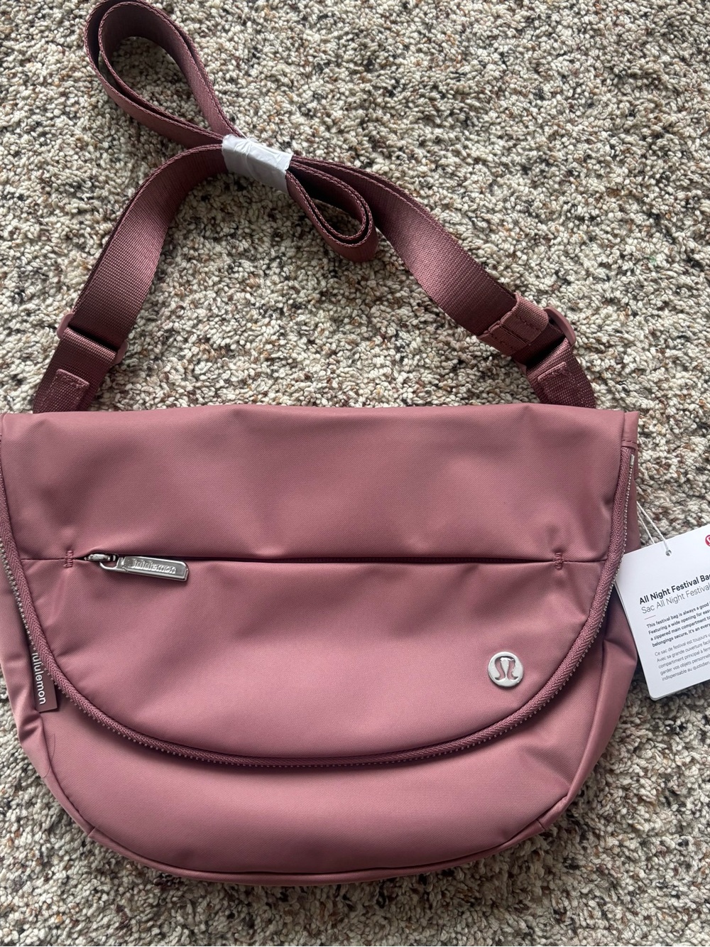 lululemon athletica Crossbody Bag — Dusty Rose Mauve